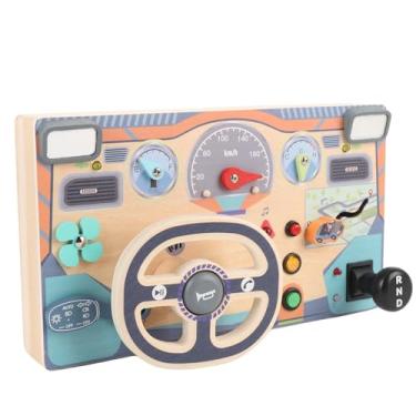 Imagem de Brinquedo para o Volante Infantil, a Atividade de Brinquedos de Condução Educacional de Condução Educacional de Madeira, de Madeira, Truques Montesori para Meninos e Meninas