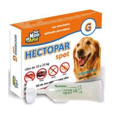 Imagem de Hectopar Spot Antipulgas Cães G 10Kg a 25Kg - Mon Ami