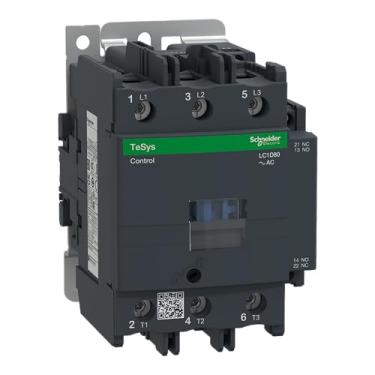 Imagem de Contator Tripolar 80A 1Na+1Nf 220Vca Lc1D80M7, Schneider Electric