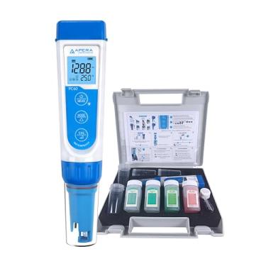 Imagem de APERA INSTRUMENTS AI316 Premium Series PC60 5-in-1 Waterproof pH/EC (Conductivity) /TDS (ppm) /Salinity (ppt) /Temp. Multi-Parameter Pocket Tester Kit
