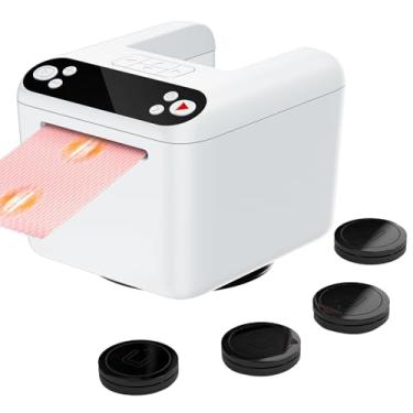 Imagem de VQP Automatic Card Dealer Machine, 1/2/3 Deck Playing Cards Dealer, Rechargeable Rotating Robot Card Dealing Machine for Uno Phase 10 Five Crowns Casino Poker Games, Texas Hold’em Mode, 4 Buttons