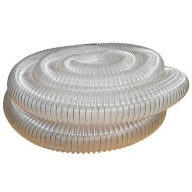 Imagem de Rolo de 5 Metros de Mangueira Vácuo Ar PU Cobreado 3 Polegadas Borrach