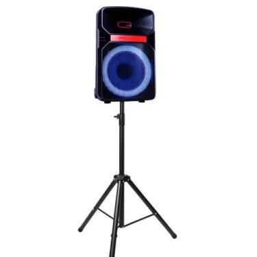 Imagem de Kit Caixa Som Amplificada Xc812T Polyvox Bluetooth 600w Tripé de Caixa