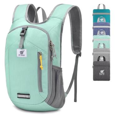 Imagem de SKYSPER Mochila pequena de caminhada dobrável de 10 L, mochila leve para caminhada, viagem, pacote diário para mulheres e homens
