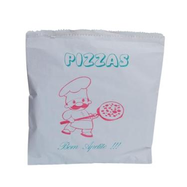 Imagem de Envelope para Pizza, 40 x 35 cm, 250 Unidades, Papel Resistente, Branco
