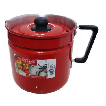 Imagem de Caneca Fervedor De Alumínio Vermelha Esmaltada 1.8l Extang