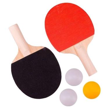 Imagem de Kit Ping Pong Raquetes E Bolinhas
