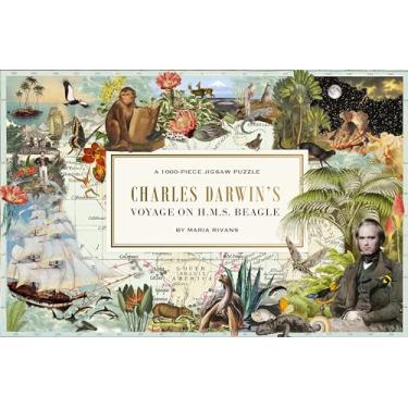Imagem de The Voyage of HMS Beagle: Charles Darwin's Journey of Discovery: A 1000-Piece Jigsaw Puzzle