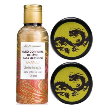 Imagem de Kit 1 Óleo Beijavel Amarulla + 2 Pomada Dragao Original - Sofisticatto