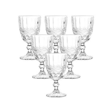Imagem de Jogo Com 6 Taças de Vidro Clear 260ml Transparente 1264 - Class Home