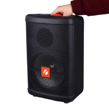 Imagem de Caixa de som radio microfone bluetooth controle karaoke usb - Yeet