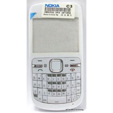 Imagem de Carcaça Nokia C3 Branca Completa