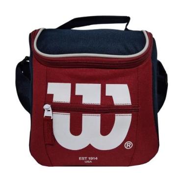 Imagem de Bolsa Lancheira Transversal Esportiva Wilson 7,5L Leve Design, Vermelh