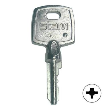 Imagem de Chave Tetra Stam Original Fechadura Segurança Pequeno Fina - Marca