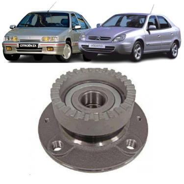 Imagem de Cubo Roda Traseiro Com Rolamento - Xsara 1998 A 2004 / Zx 1995 A 1998 - C11P837