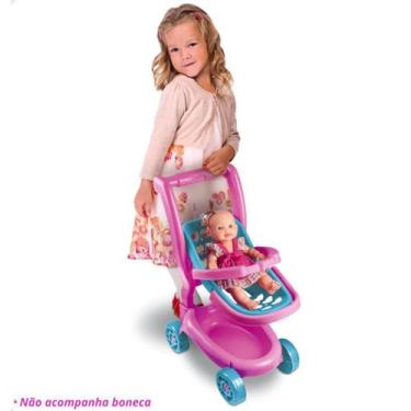 Imagem de Carrinho de boneca bebê conforto 2 em 1 zuca toys