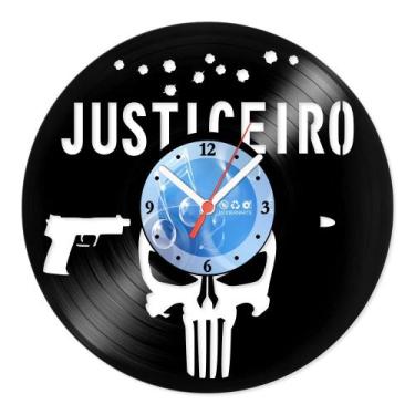 Imagem de Relógio De Parede Disco Vinil Diversos - Justiceiro - VDI-033 - Modern