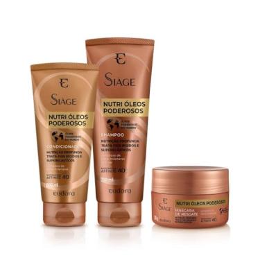 Imagem de Kit Siàge Nutri Óleos Poderosos Shampoo + Condicio + Máscara