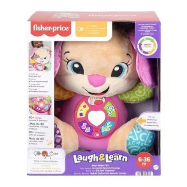 Imagem de Fisher-Price Aprender e Brincar Brinquedo para Bebês Irmã do Cachorrinho Aprende Comigo para crianças a partir de 6 meses