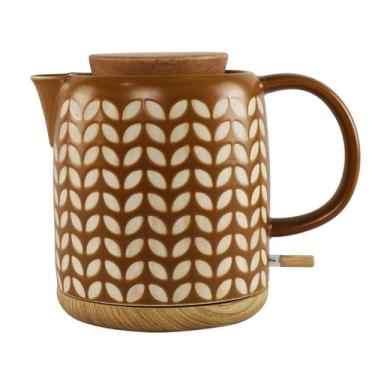 Imagem de Tuut Chaleira Elétrica de Porcelana Elegance 1L, Marrom, 127v