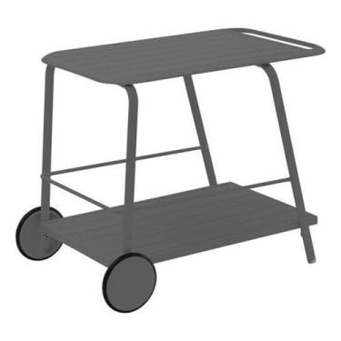 Imagem de Carrinho De Apoio Em Aluminio Para Churrasqueira 69X57 Cm - Arkansas