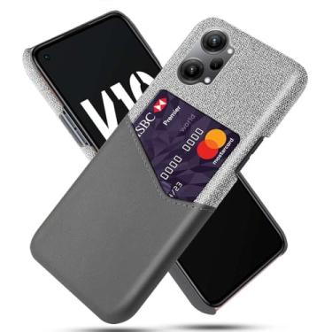 Imagem de Capa para OPPO K10 Pro,Anti-deslizamento,Proteção contra quedas de 360°,Resistência à impressão digital,Tela e caso de couro PU com 1 slot de cartão atrás-Gray