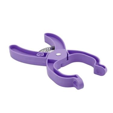 Imagem de Zerodis Segurança Ferramenta de Olhos de Instalação Veloz de Economia de Crochê Ferramentas de Crochet para Crochet para para Creation Creations Multifuncionais (Violeta)