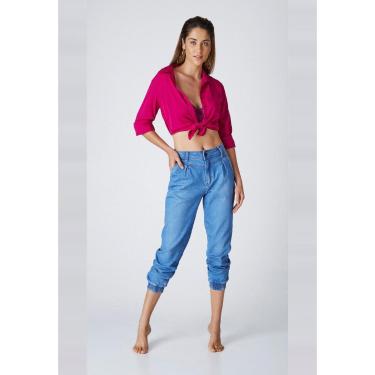 Imagem de Calça Jeans La'Oase Jogger Mom Mônica Feminino-Feminino