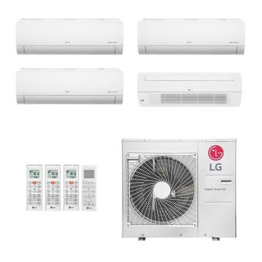Imagem de Ar-Condicionado Multi Split Inverter LG 48.000 (2x Evap HW 7.000 + 1x Evap HW 12.000 + 1x Evap Cassete 1 Via 18.000) Quente/Frio 220V
