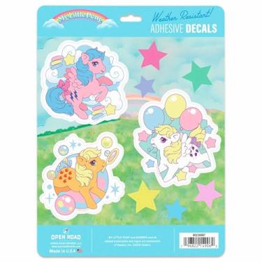 Imagem de Adesivos de vinil Hasbro My Little Pony - Conjunto divertido de adesivos de pônei com Firefly, Applejack e Surprise
