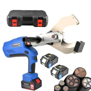 Imagem de Cortador de cabos leve para trabalho aéreo, tesoura hidráulica de cabos de 150KN-250KN, cortador de fios elétrico, ferramenta de corte de fios alimentada por bateria para cabos de cobre/cu/alumín