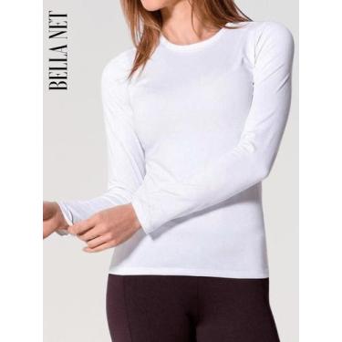 Imagem de Blusa Térmica Feminina com Proteção UV Blusa Quentinha Pra o Frio Prem