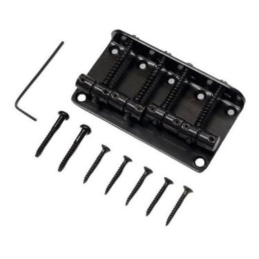 Imagem de Ponte Baixo Vintage 4 Cordas Preta Ronsani