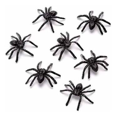 Imagem de Mini Aranha de Plástico 25 Uni Festa Decoração Atacado!! - Mundo da Ve