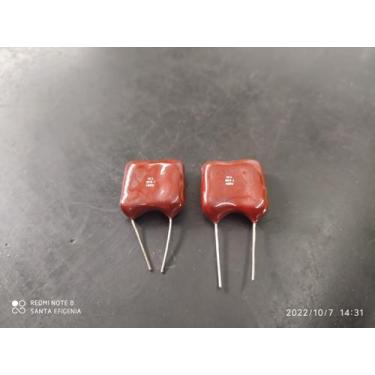 Imagem de 1x Capacitor Mica Prata 3,9nf/100v = 3k9/100v 5% Icl