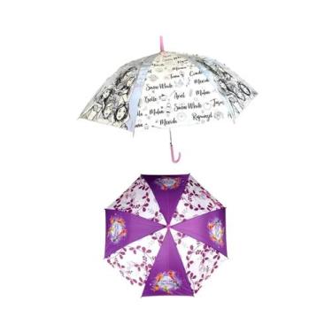 Imagem de Kit 02 Guardas-Chuva Infantil Fadas Princess 10009 24222 - Voyagem