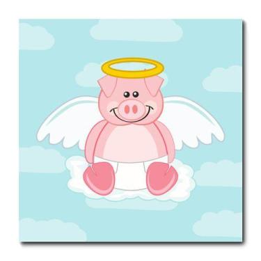 Imagem de Placa Decorativa - Porquinho Infantil - 1014plmk - Allodi