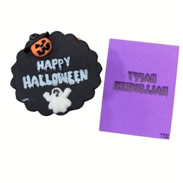 Imagem de TF32 Marcador textura pasta americana biscuit confeitaria halloween - 