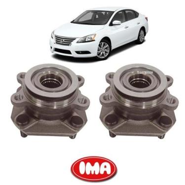 Imagem de Par Cubo Da Roda Dianteira Com Rolamento - Sentra 2007 A 2013 - Al-756