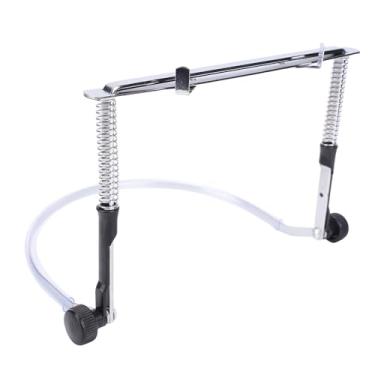 Imagem de Fockety Harmonica Holder, Robusta Com Moldura de Aço de Liga Resistente Brace de Pescoço Ajustável Com Porca Rotativa para Gaita de 10 Buracos, Adultos Entusiastas da Música Blues Jazz