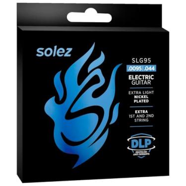 Imagem de Encordoamento Solez Guitarra SLG – Cordas Aço Niquelado com DLP, Durabilidade Estendida, Maciez e Timbre Equilibrado 09 010 011 012 Original (0.95)