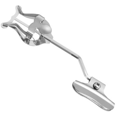 Imagem de Angoily Clipe para Partitura de Trombone E Trompete, Suporte de Lira Com para Banda Marcial, Suporte para Partitura de Metal Prateado 7,28 X 1,96 Polegadas