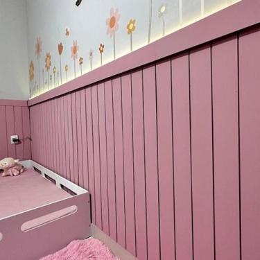 Imagem de Kit 22 Ripas Mdf Rustico Lambri Madeira Shiplap 5cm Parede - LuJP Deco