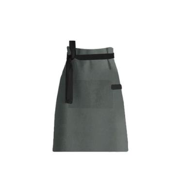 Imagem de Avental de Cintura Cinza e Preto Cafeteria Barista Unissex - CASACHA