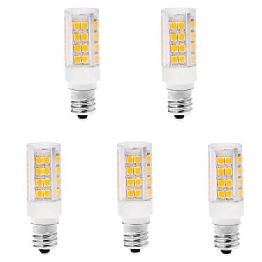 Imagem de HERO-LED E12-51S-WW T3 Candelabro E12 Base LED 120V Lâmpada de substituição de halogêneo, 3,5W, 35W igual, branco quente 3000K, pacote com 5 (não regulável)