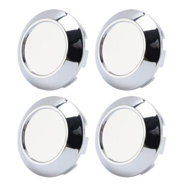 Imagem de Generic Tampas Centrais Roda, Comprovante de Arranhões 4pcs Tampas Centrais de Aro de 76 Mm de Diâmetro Externo para Carros (Eletroplado)