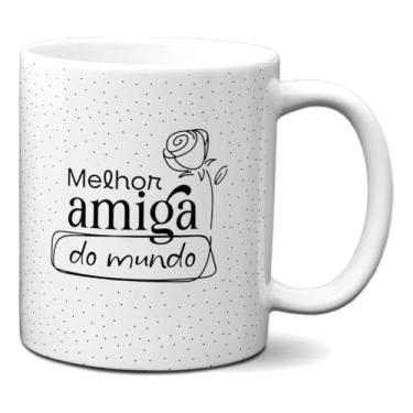 Imagem de Caneca Para Melhor Amiga Do Mundo Presente Amizade (Branca)