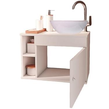 Imagem de Gabinete de Banheiro C/Espelho 60cm - Carvalho Berlin