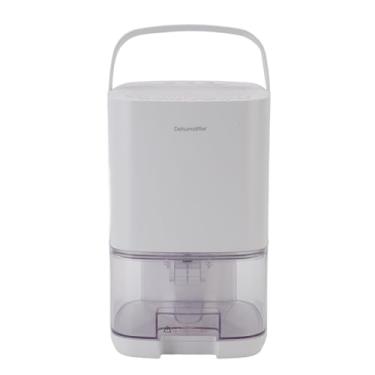 Imagem de Mingzhe Desumidificador Inteligente Ultra Silencioso Desligamento Automático Desumidificador Com 7 Cores Branco Claro para Casa (Plugue nos EUA)