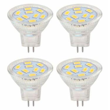 Imagem de Lampada LED 4 unidades Mr11 Refletor branco quente Substitua a luz de 